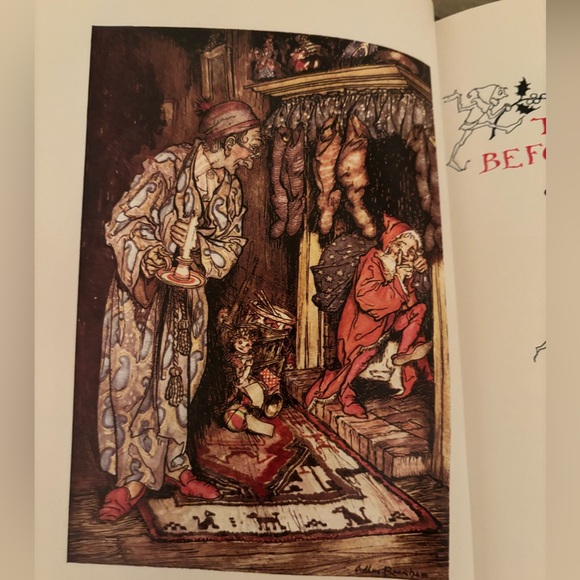 The Night Before Christmas Book Vintage 1985 Edition By Clement C Moore - Picture 5 of 10